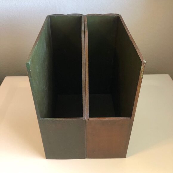 NWT ALEXANDRA'S ACCENTS Decorative Antique Books Desk Files Magazine Holder - Picture 10 of 12